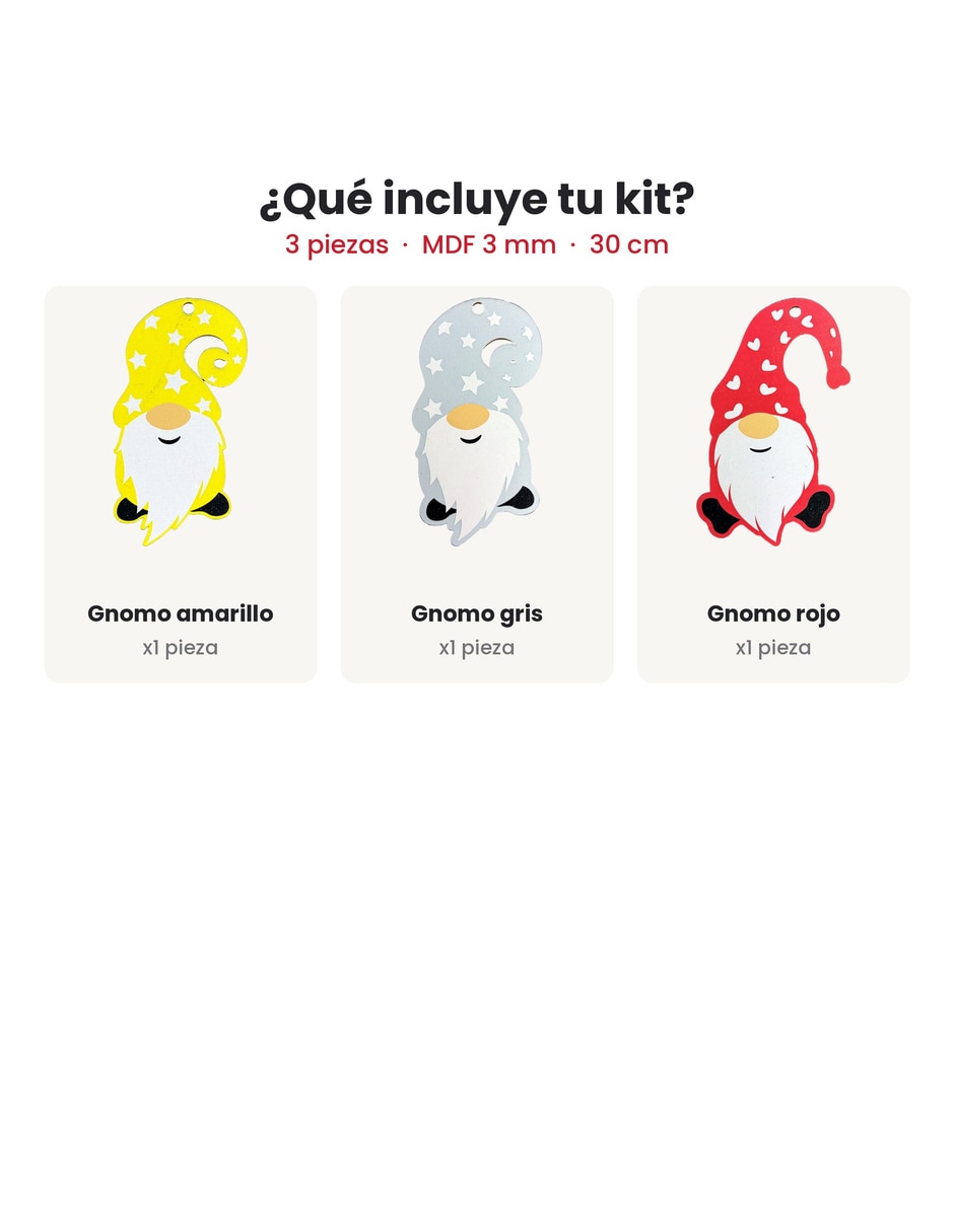 Kit de adornos navideños de 3 piezas 3
