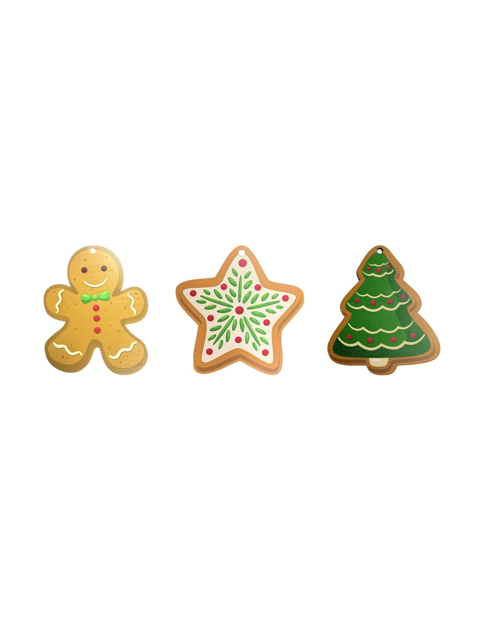 Kit de adornos navideños de 3 piezas Kit de adornos navideños de 3 piezas