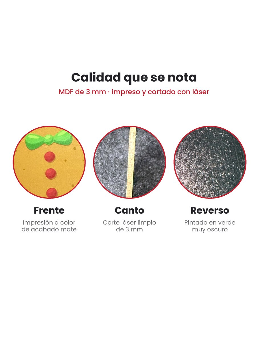 Kit de adornos navideños de 3 piezas 4