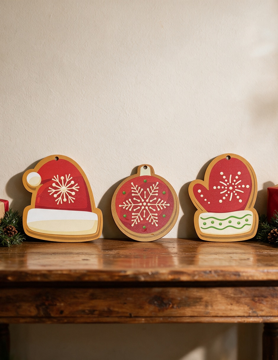 Kit de adornos navideños de 3 piezas 5