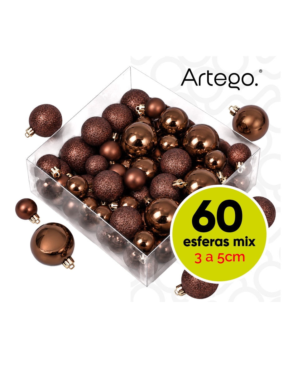 Esfera navideña 60 esferas línea mix60 ninove