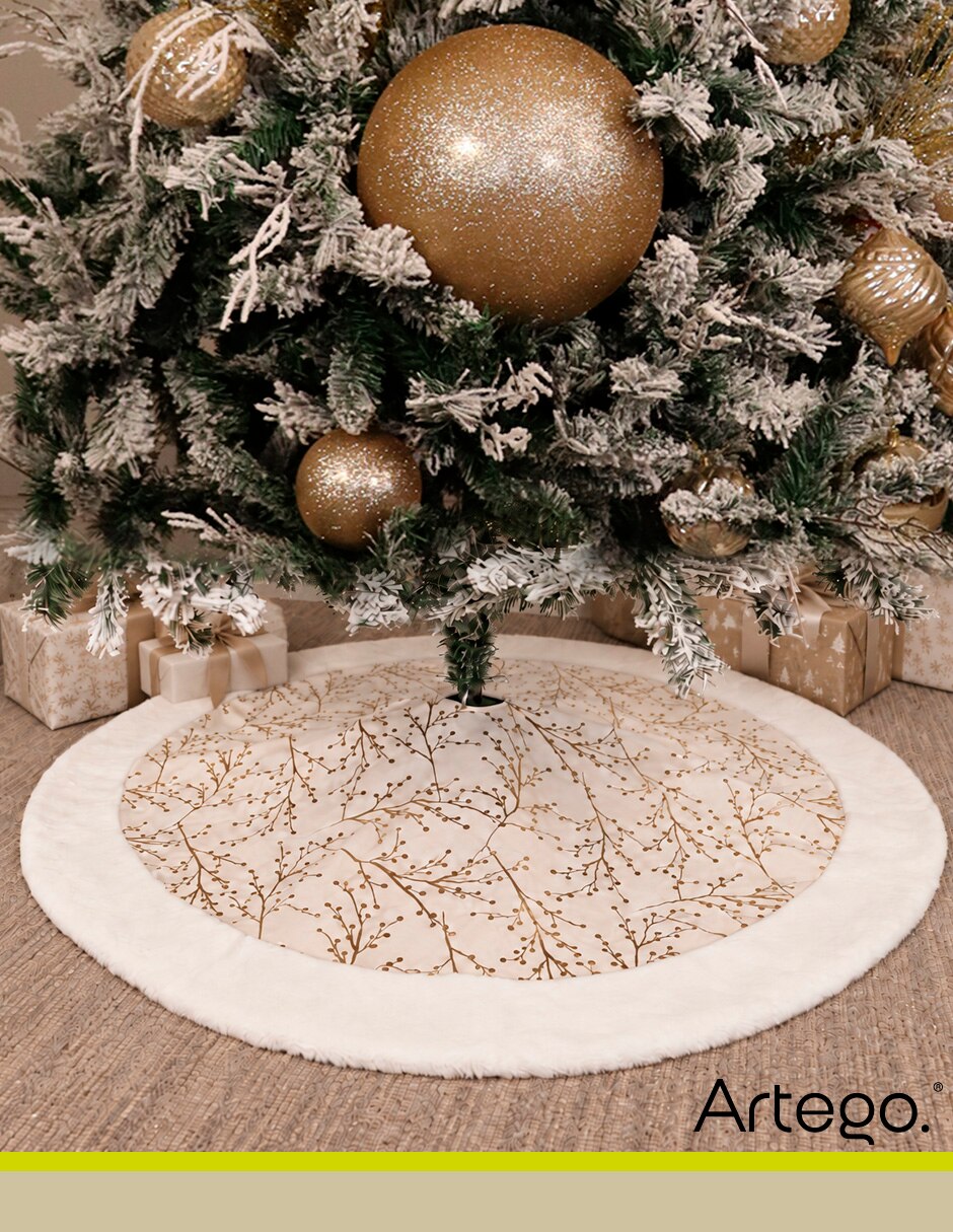 Pie de árbol christmas tree skirt 4