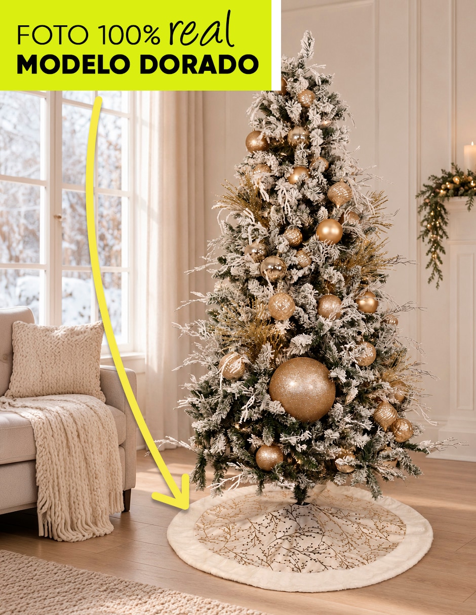 Pie de árbol christmas tree skirt 5