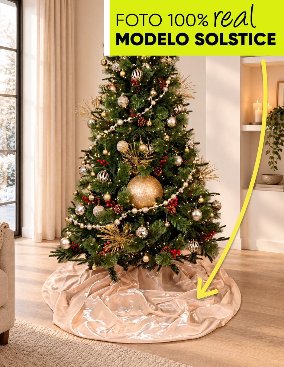 Pie de árbol christmas tree skirt solstice 6