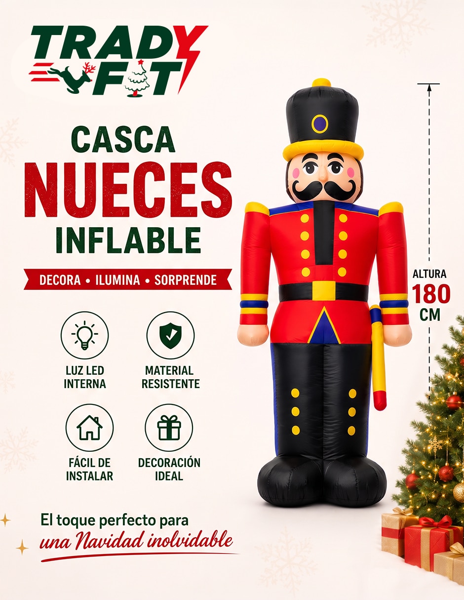 Inflable decorativo forma de cascanueces 2