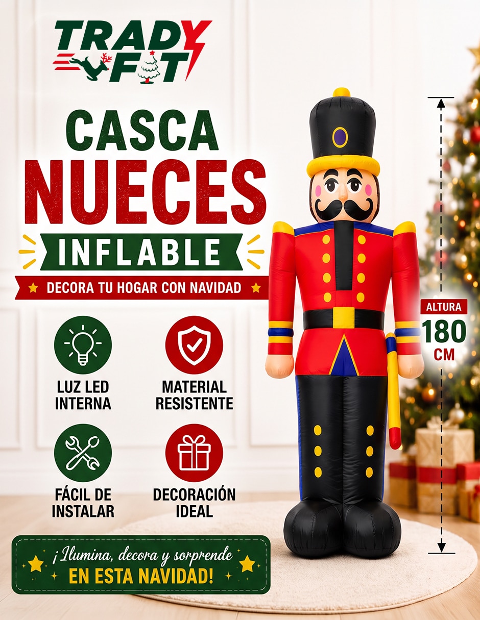 Inflable decorativo forma de cascanueces 4