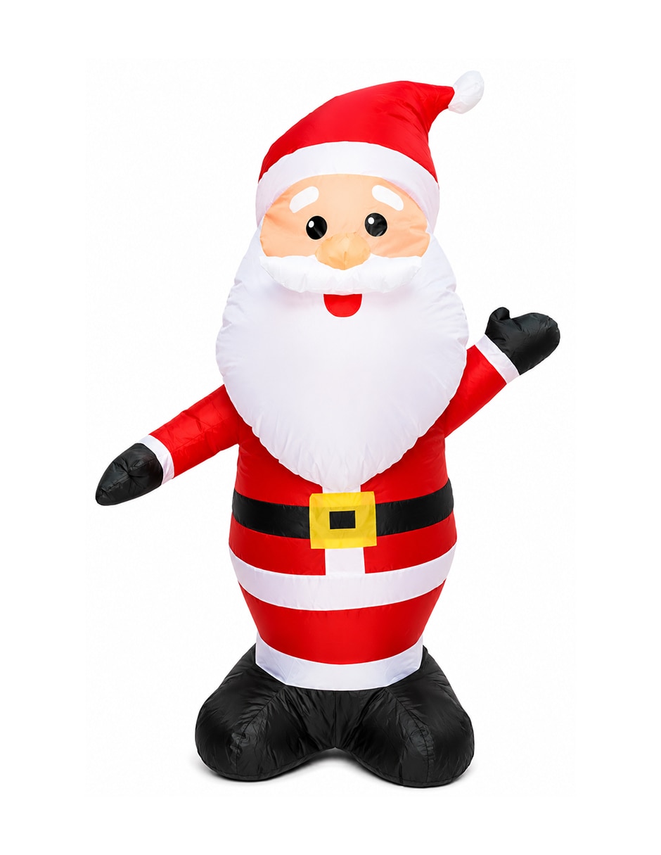 Inflable decorativo forma de santa claus