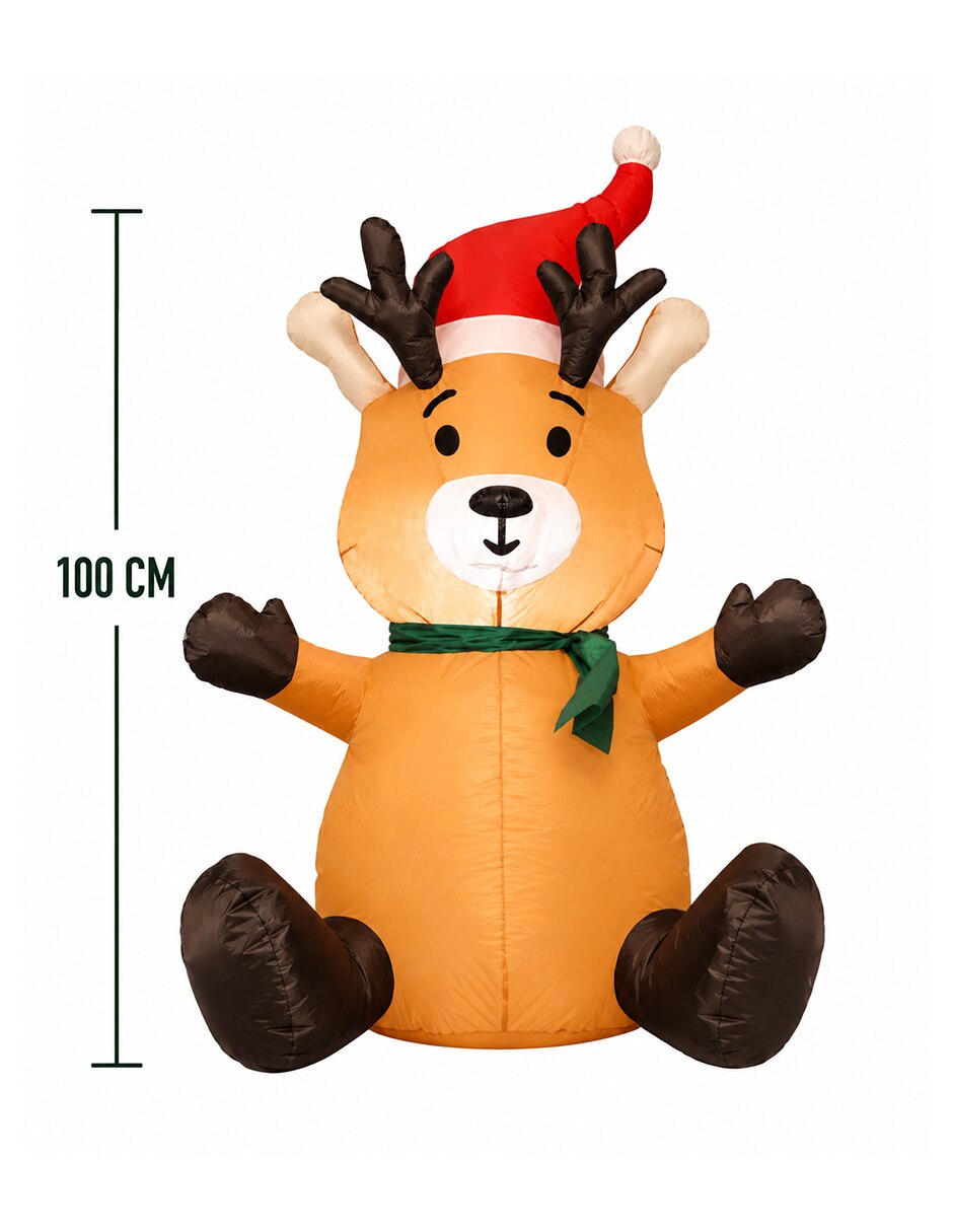 Inflable decorativo forma de reno 6