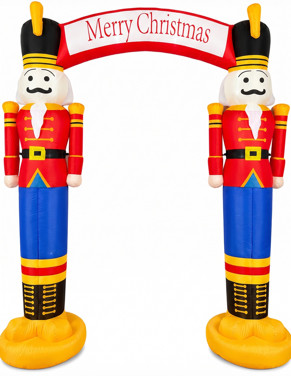 Inflable decorativo forma de cascanueces Inflable decorativo forma de cascanueces