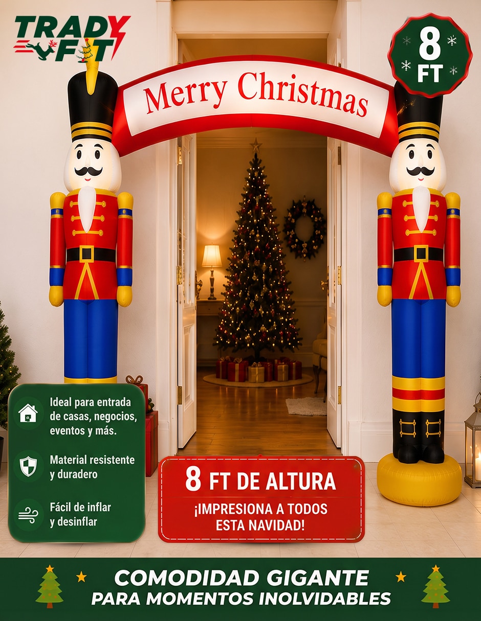 Inflable decorativo forma de cascanueces 3