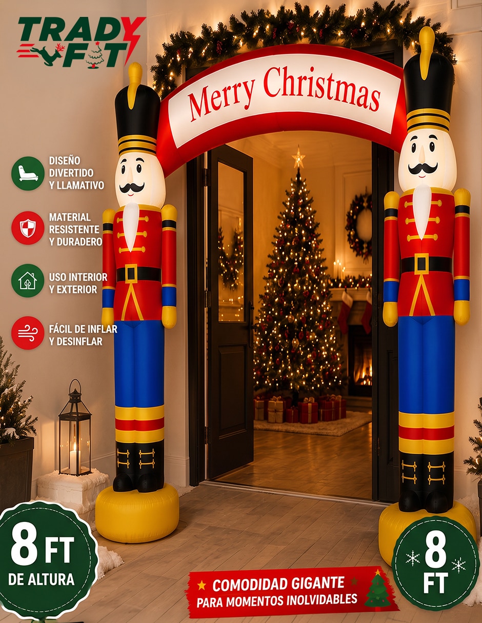 Inflable decorativo forma de cascanueces 6