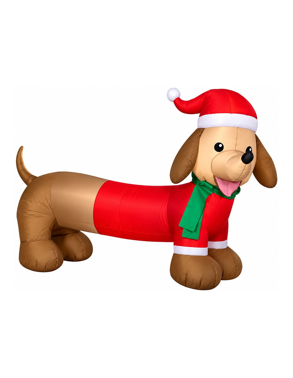 Inflable decorativo forma de perro