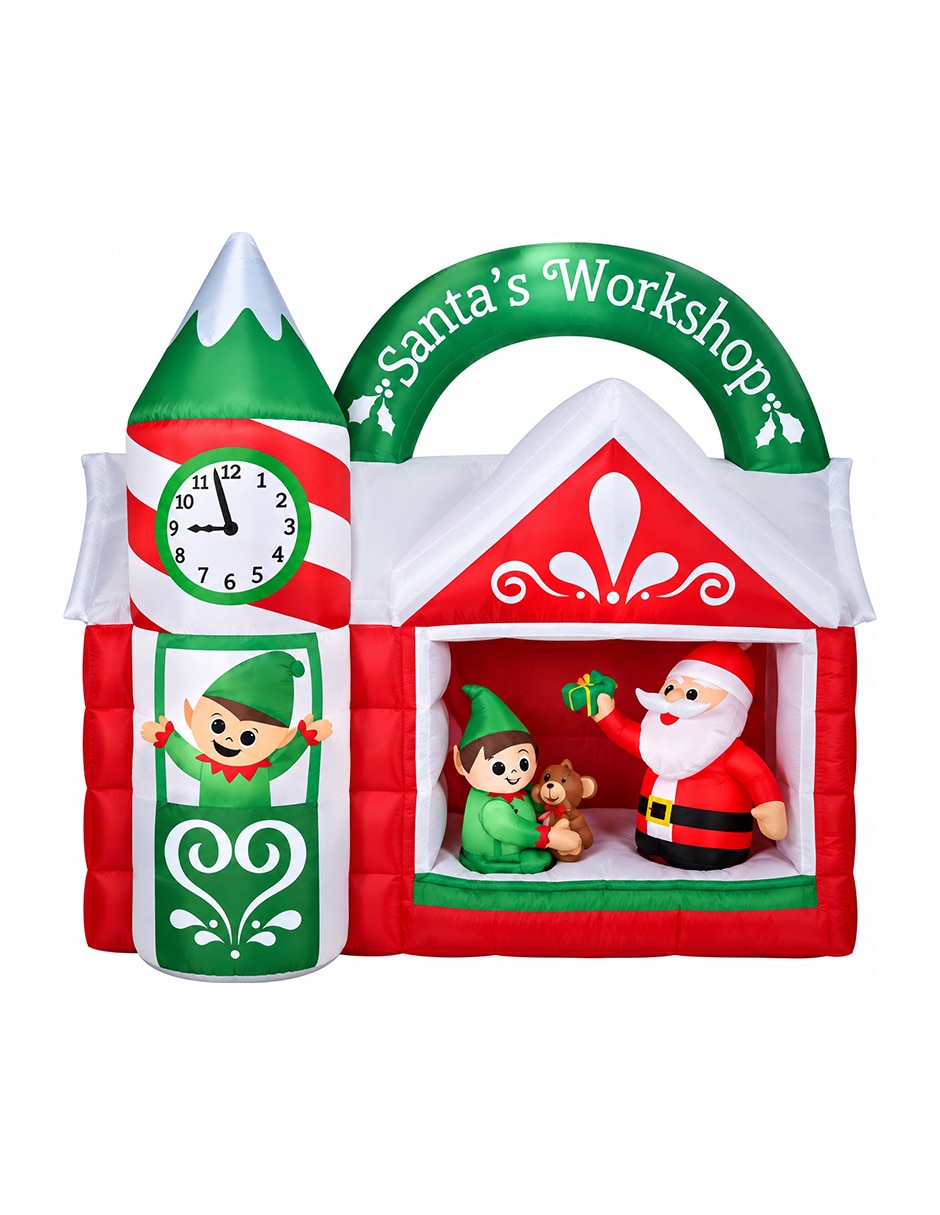 Inflable decorativo forma de santa claus Inflable decorativo forma de santa claus