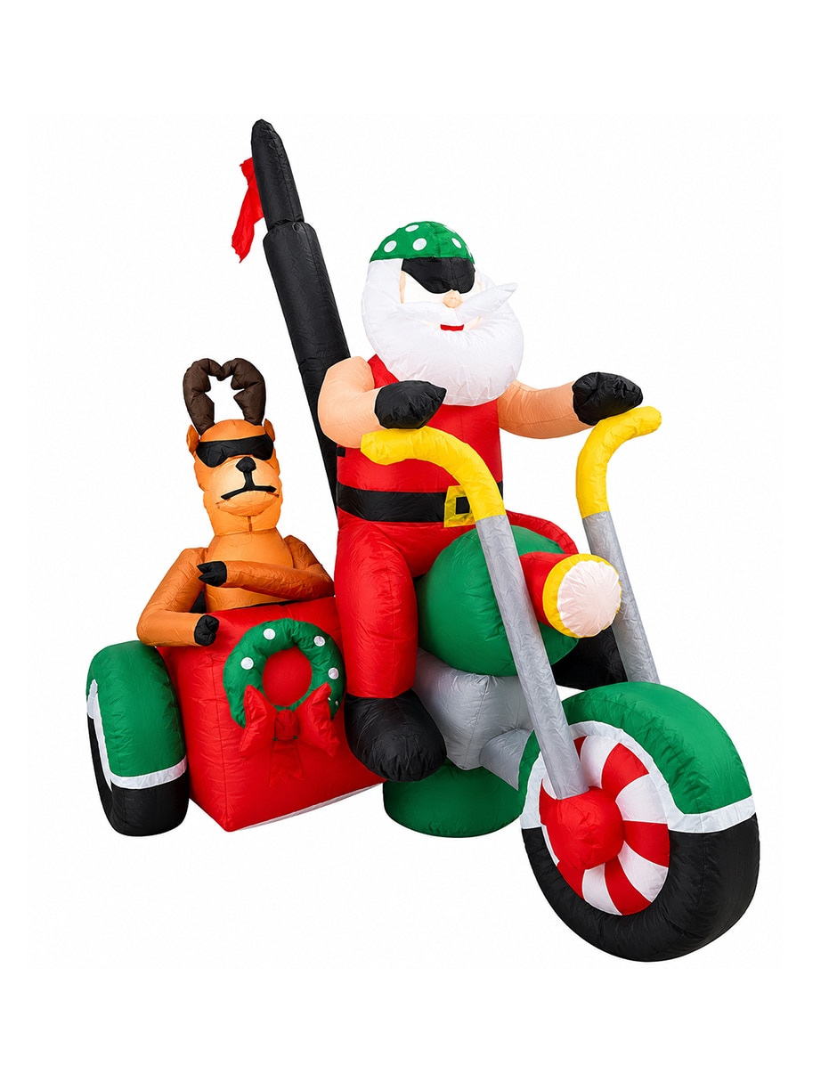Inflable decorativo forma de santa claus Inflable decorativo forma de santa claus