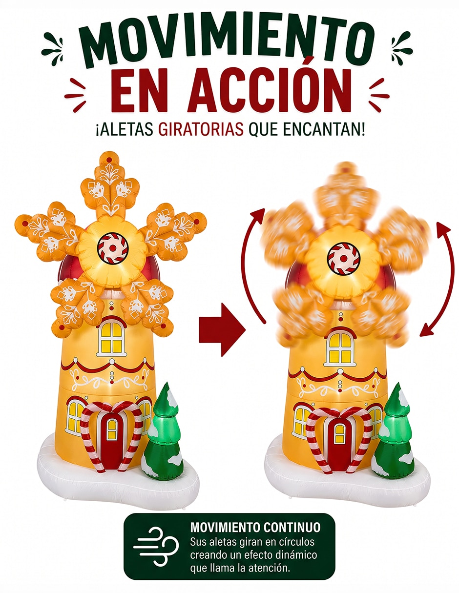 Inflable decorativo forma de circular 2