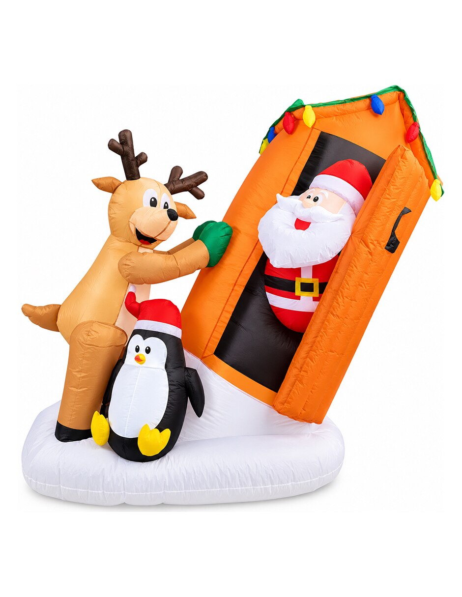 Inflable decorativo forma de santa claus Inflable decorativo forma de santa claus