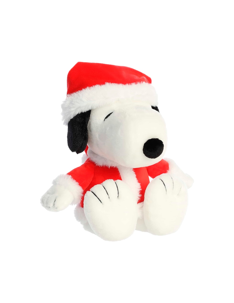 Peluche de peanuts perro santa snoopy 2