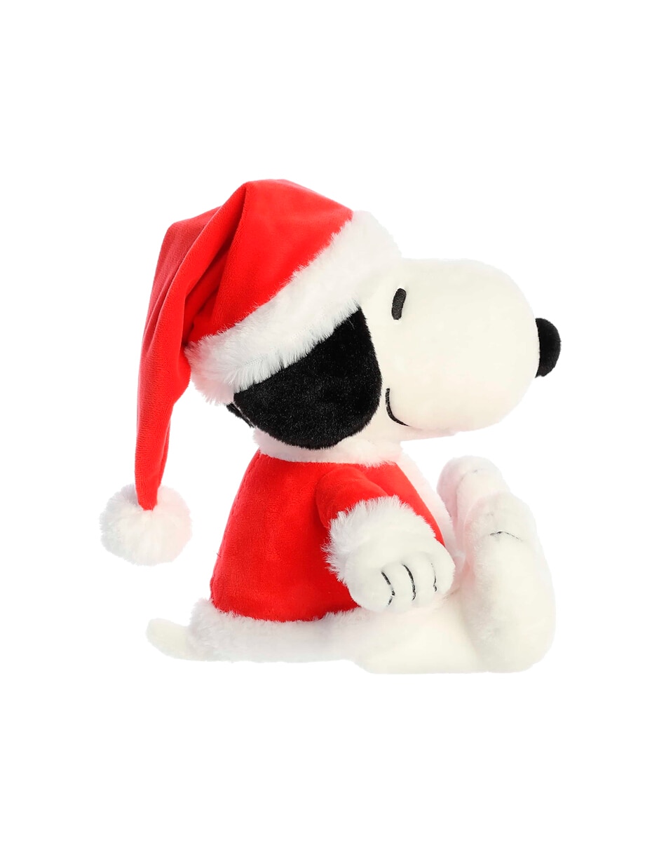 Peluche de peanuts perro santa snoopy 3