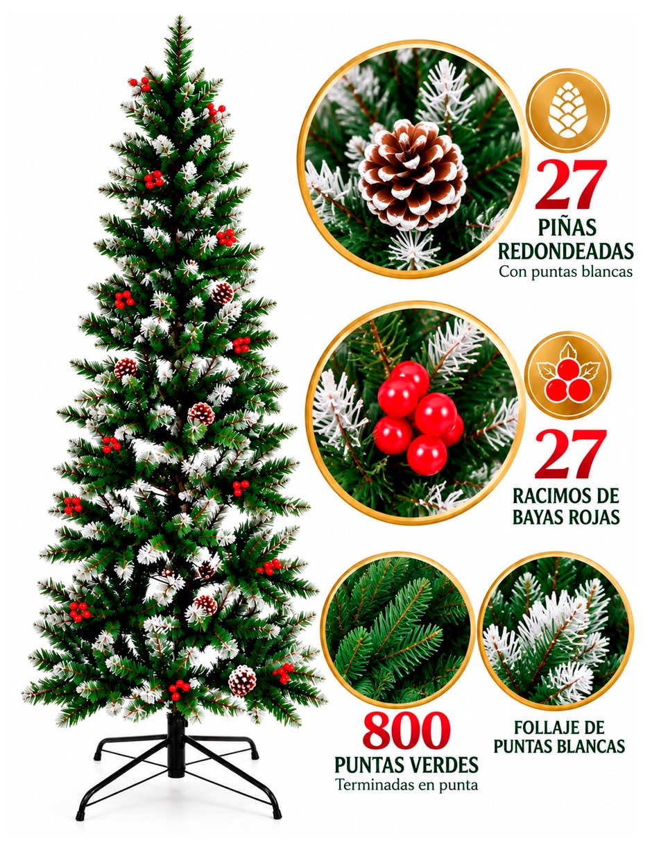 Árbol de navidad familia de pvc 2