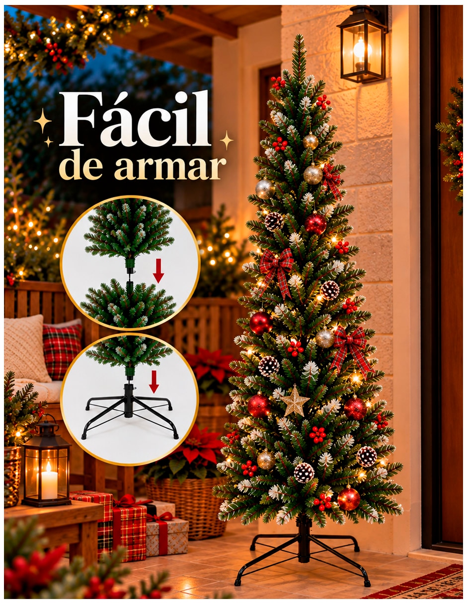 Árbol de navidad familia de pvc 3