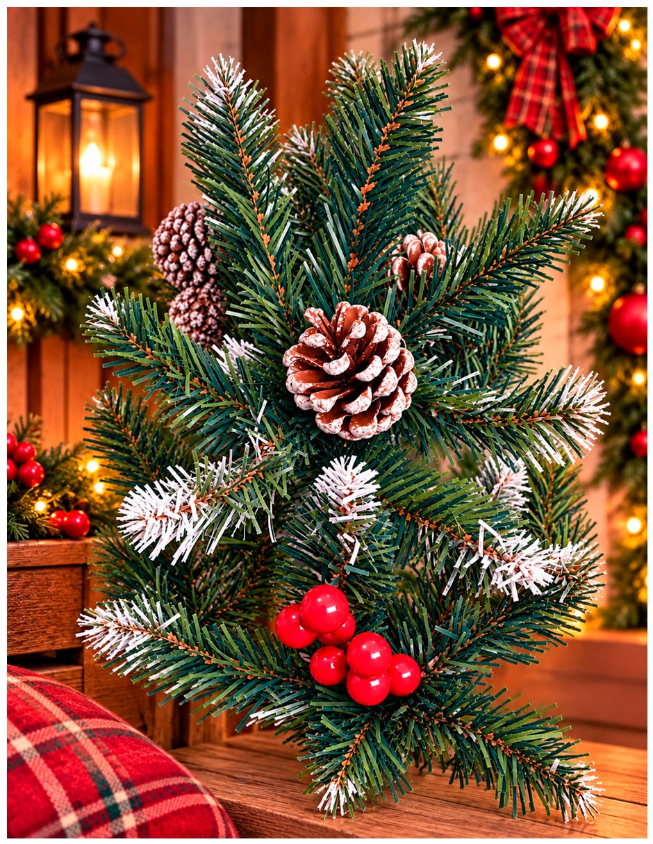 Árbol de navidad familia de pvc 4