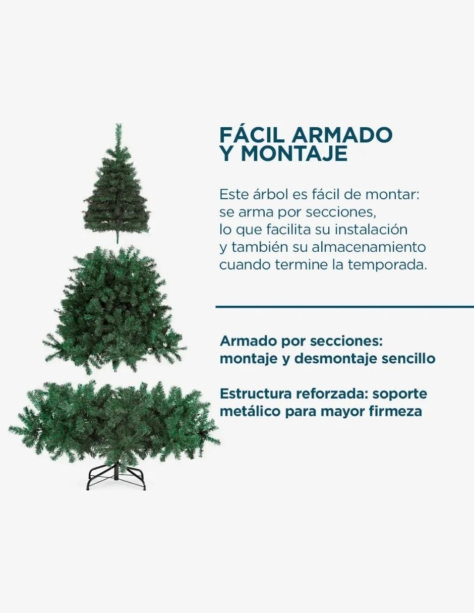 Árbol de navidad verde de pvc 4