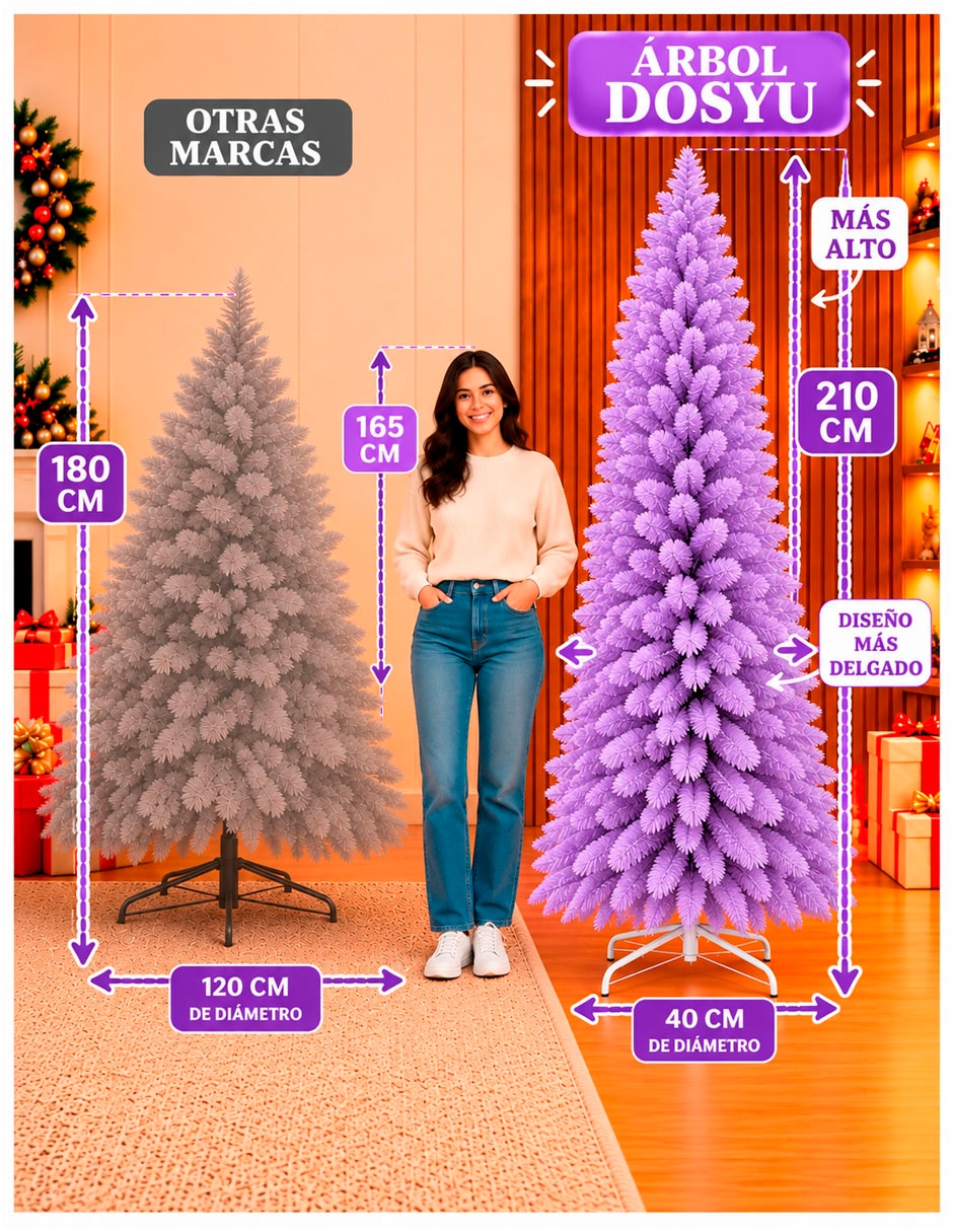 Árbol de navidad de pvc 4