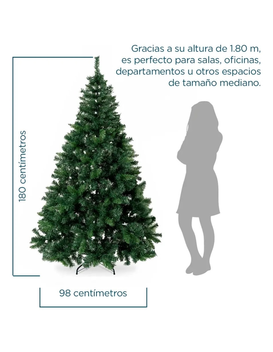 Árbol de navidad verde de pvc 9