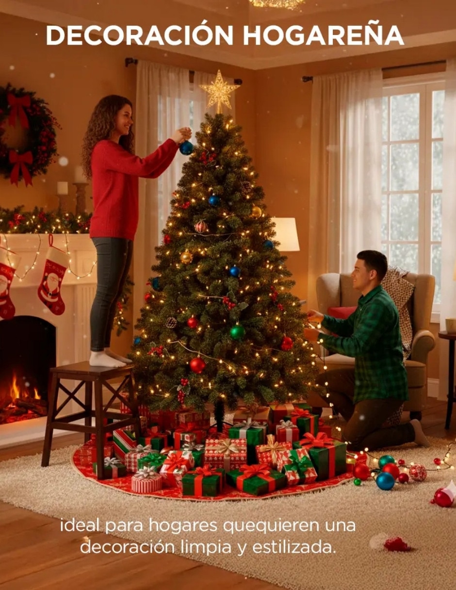 Árbol de navidad verde de pvc 5