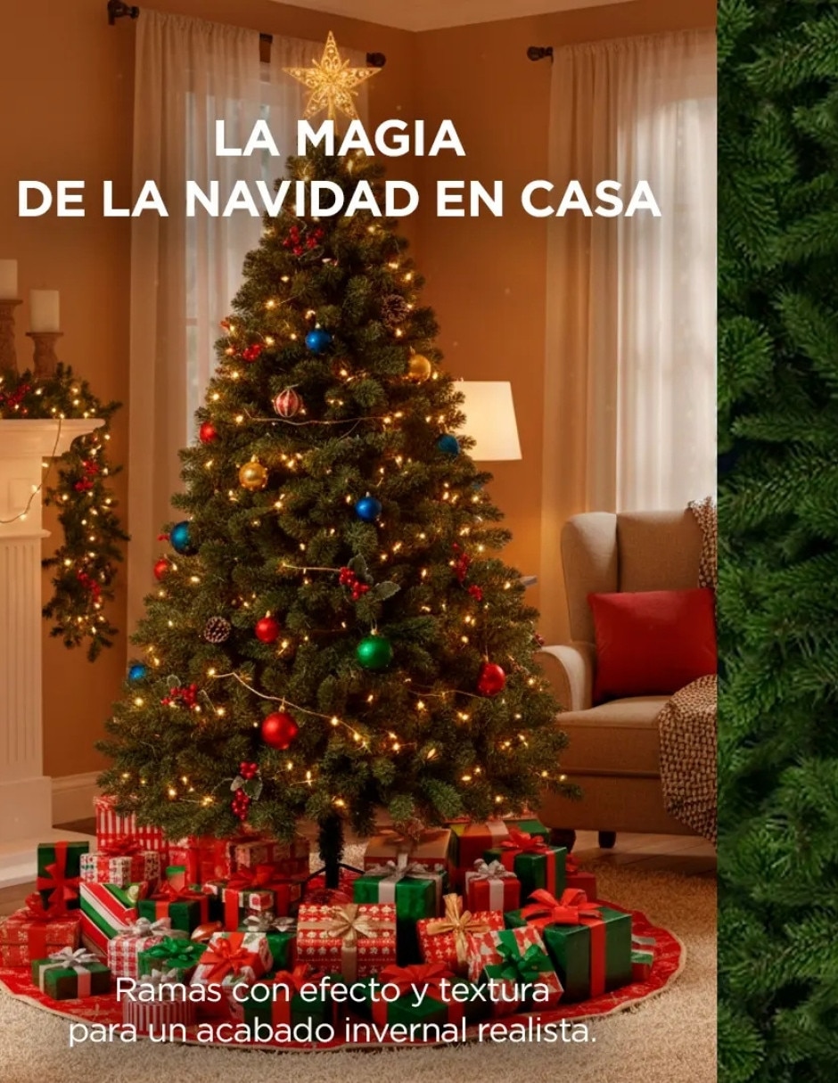 Árbol de navidad verde de pvc 6