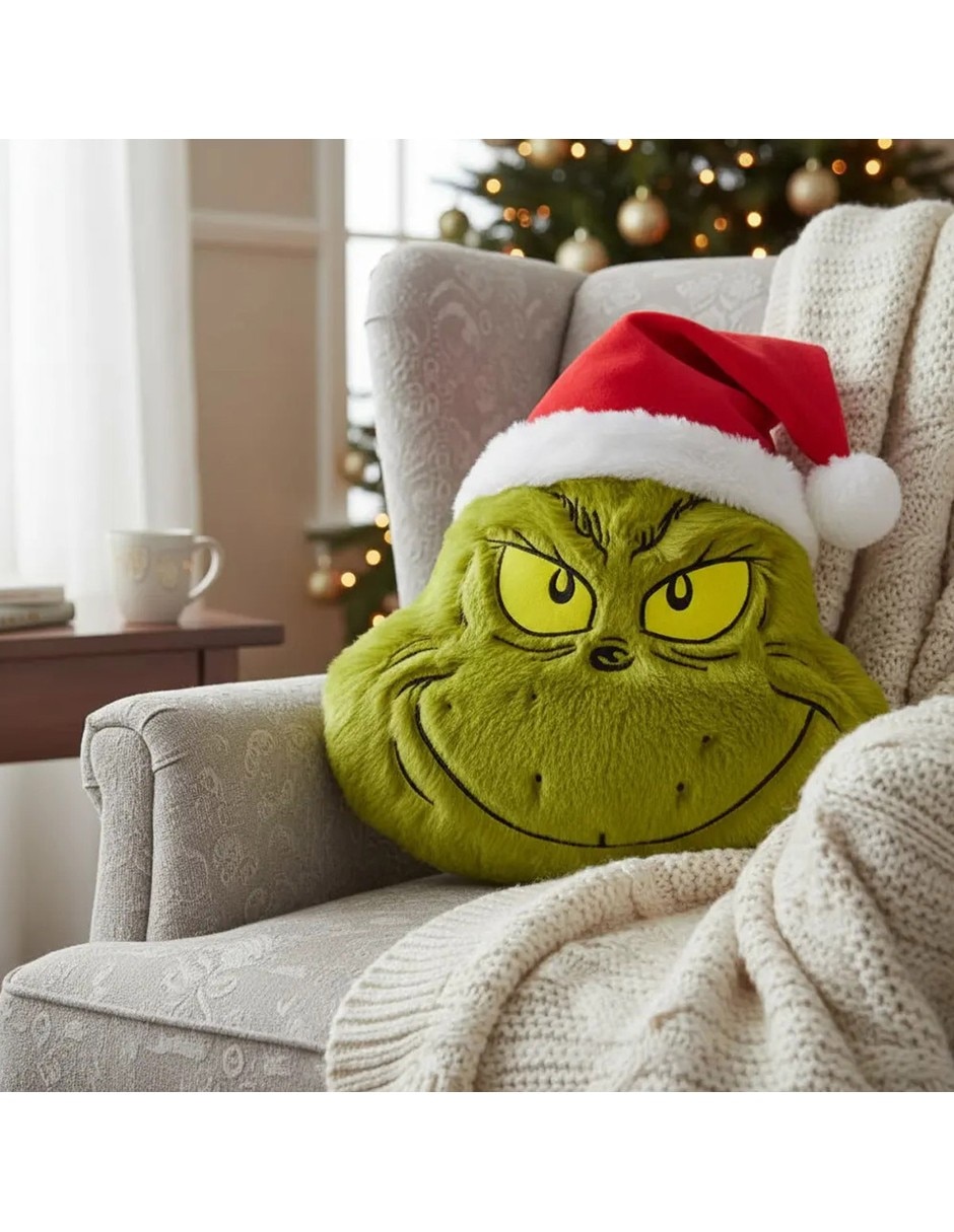 Cojín decorativo infantil the grinch 3