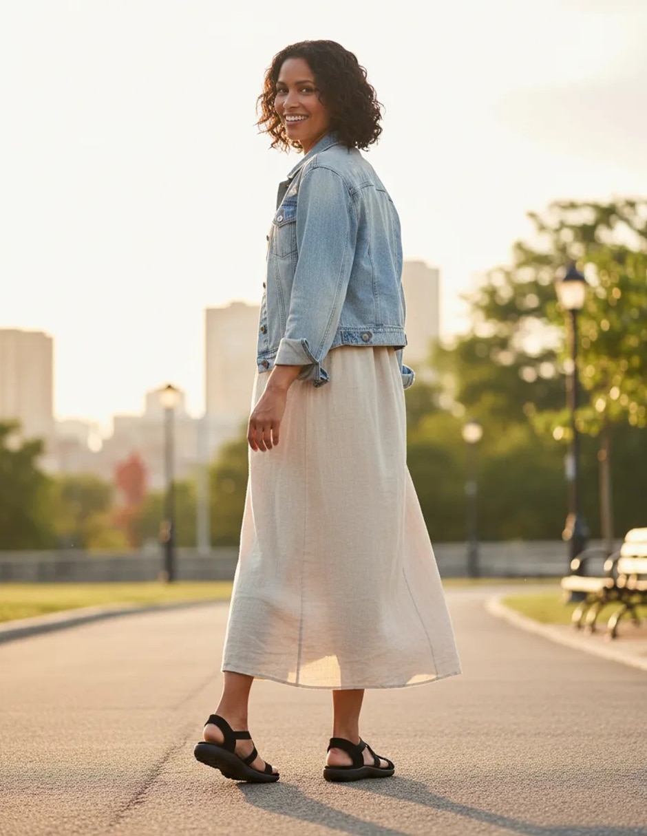Sandalia Skeachers Daily Vibes para mujer