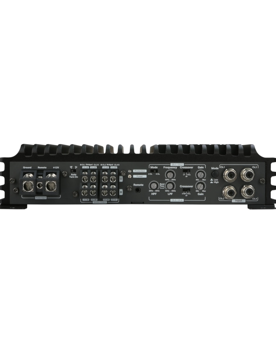 Amplificador para auto Euphoria EA4.900 de 12 VDC